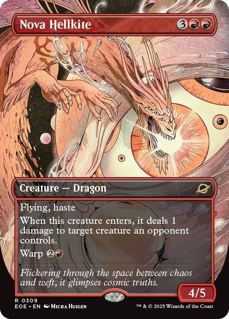 Nova Hellkite (Borderless) (309) (EOE)