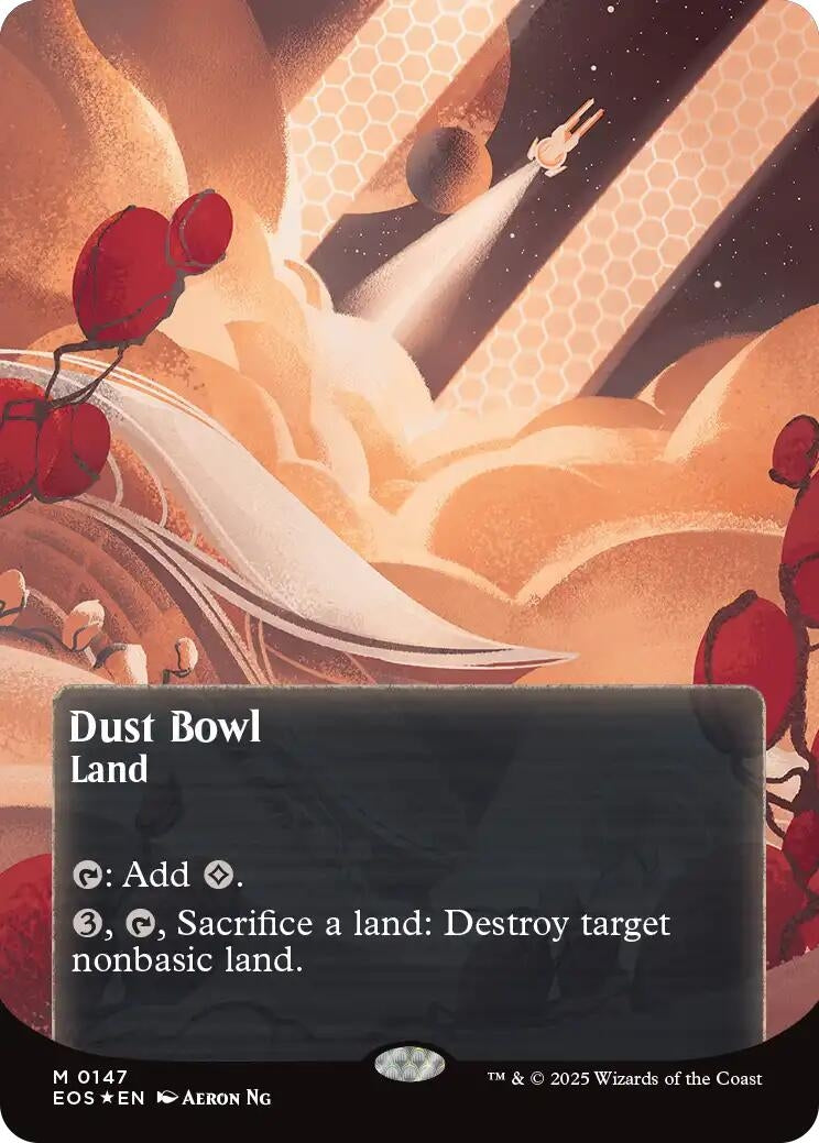 Dust Bowl (0147) (Borderless) (Galaxy Foil) (147) (EOS)