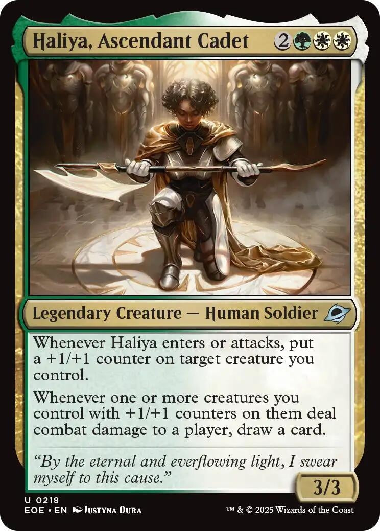 Haliya, Ascendant Cadet (218) (EOE)