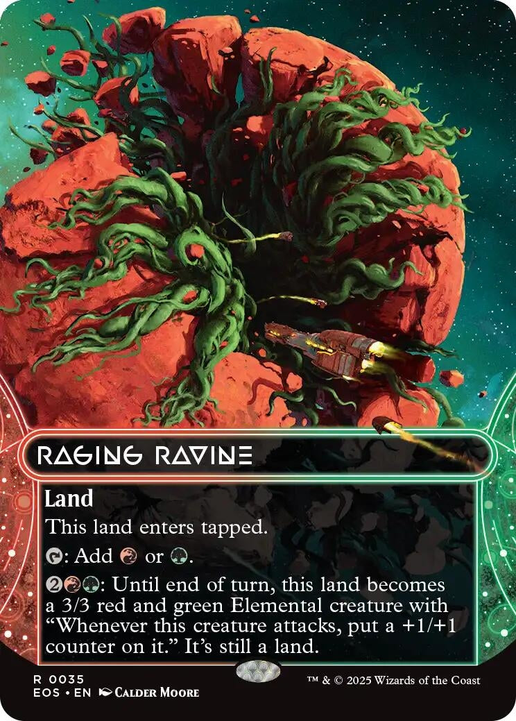 Raging Ravine (0035) (Borderless) (35) (EOS)