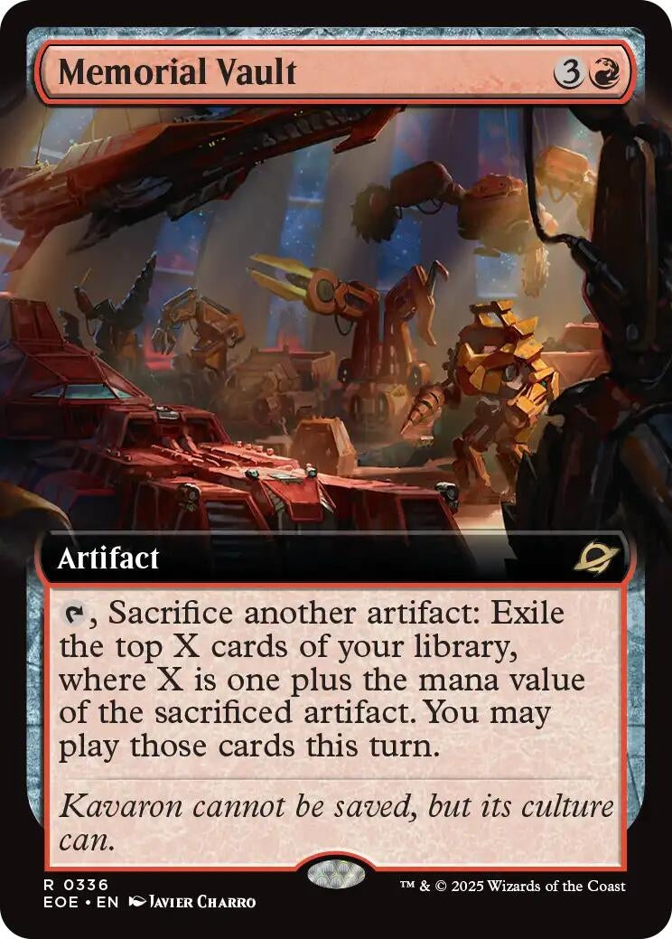 Memorial Vault (Extended Art) (336) (EOE)
