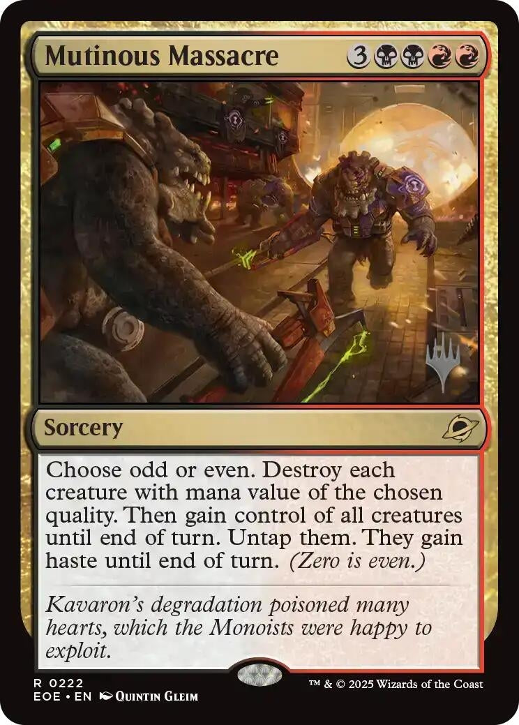 Mutinous Massacre (222) (PPEOE)