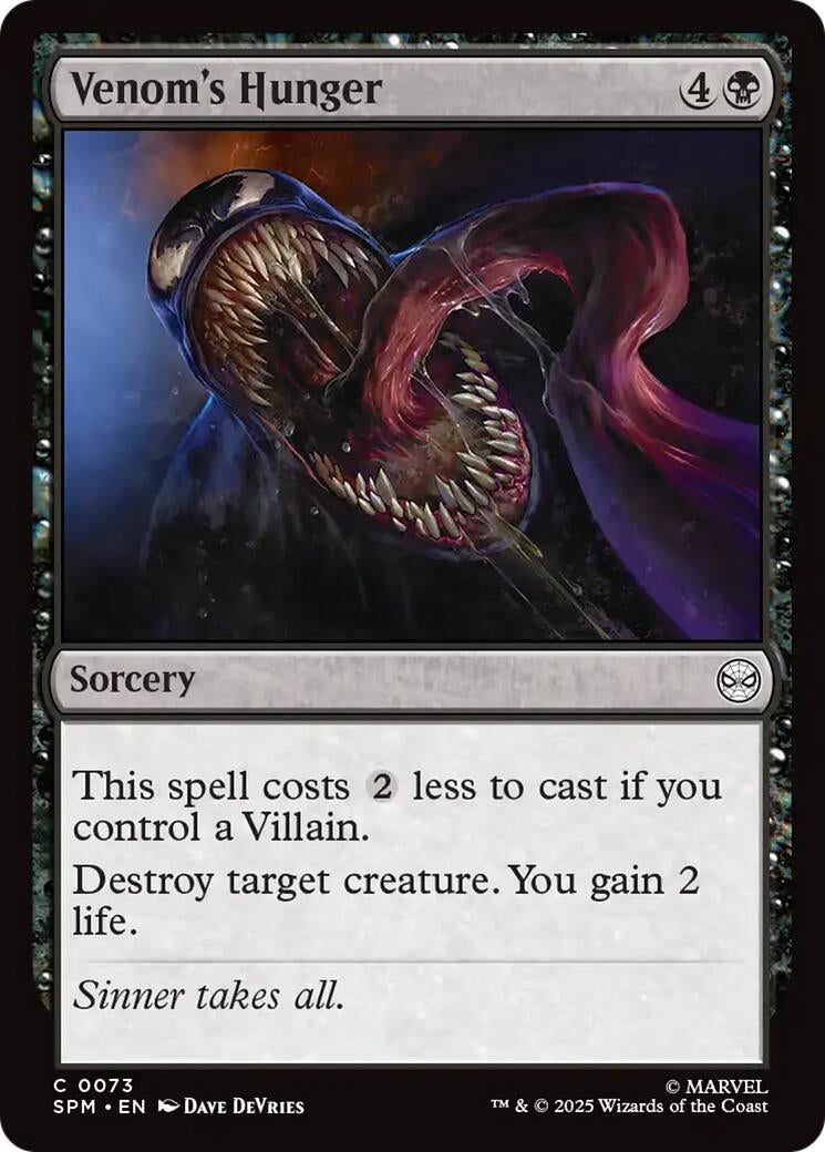 Venom's Hunger (73) (SPM)