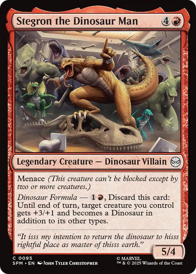 Stegron the Dinosaur Man (95) (SPM)
