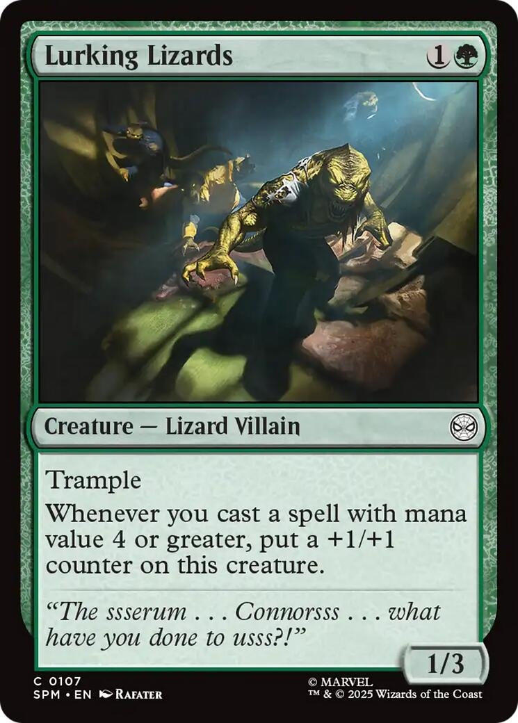 Lurking Lizards (107) (SPM)