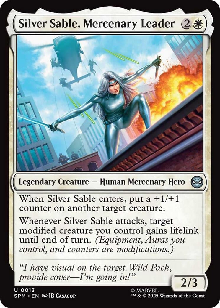 Silver Sable, Mercenary Leader (13) (SPM)