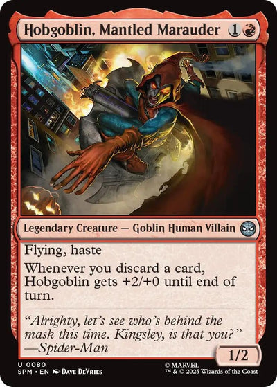 Hobgoblin, Mantled Marauder (80) (SPM)