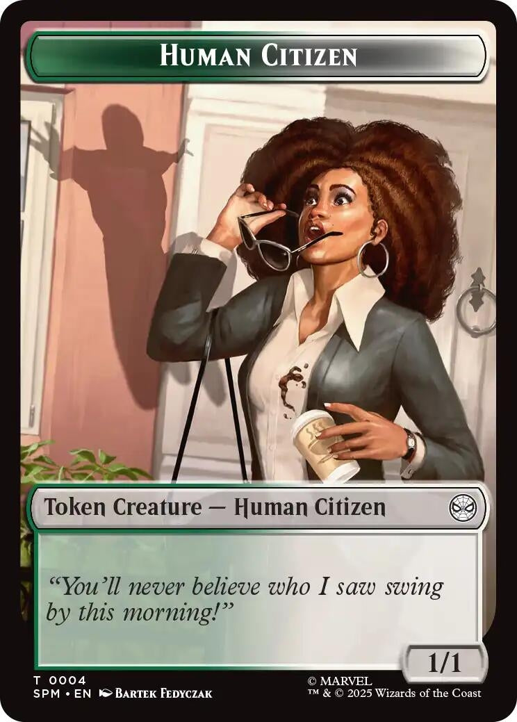 Human Citizen // Treasure Double-Sided Token (4 // 7) (SPM)