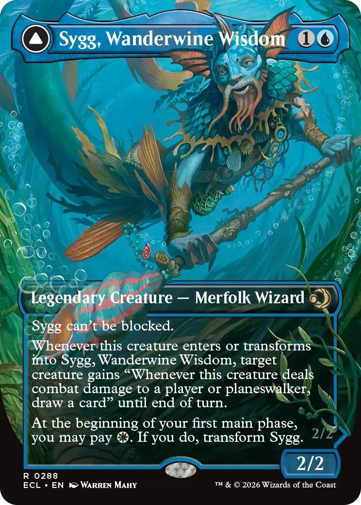 Sygg, Wanderwine Wisdom (Borderless) (288) (ECL)