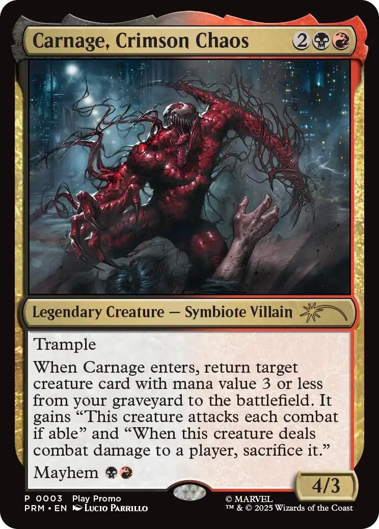 Carnage, Crimson Chaos (3) (PLAY)