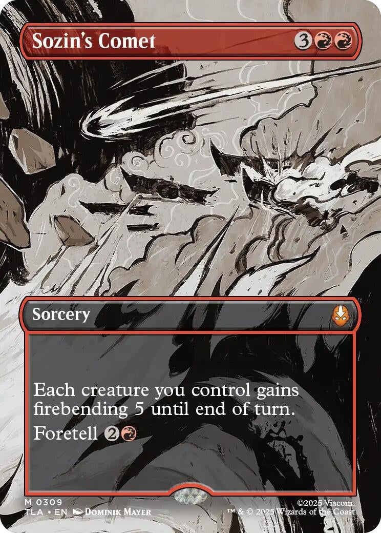 Sozin's Comet (0309) (Borderless) (309) (TLA)
