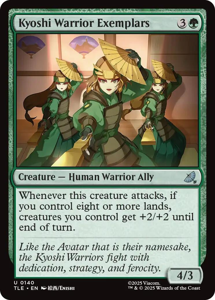 Kyoshi Warrior Exemplars (140) (TLE)