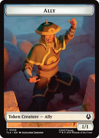 Ally (0006) // Clue (0017) Double-Sided Token (6 // 17) (TLA)