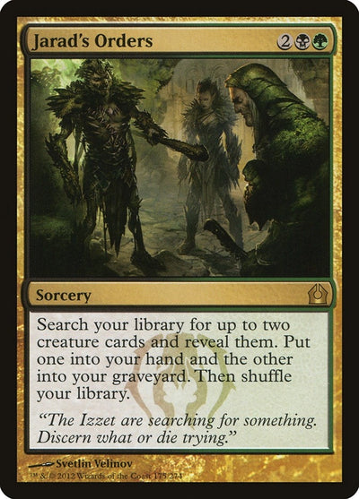 Jarad's Orders (175) (RTR)