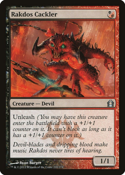 Rakdos Cackler (220) (RTR)