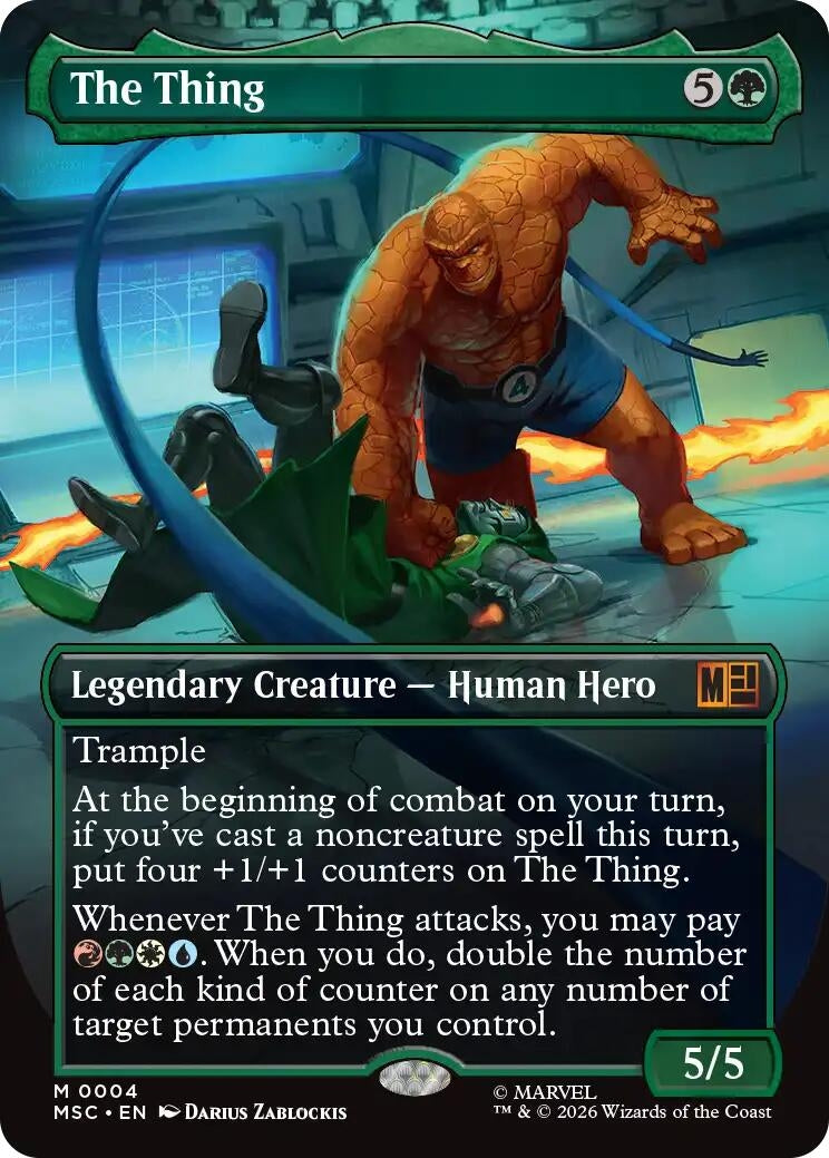 The Thing (Borderless) (4) (MSC)