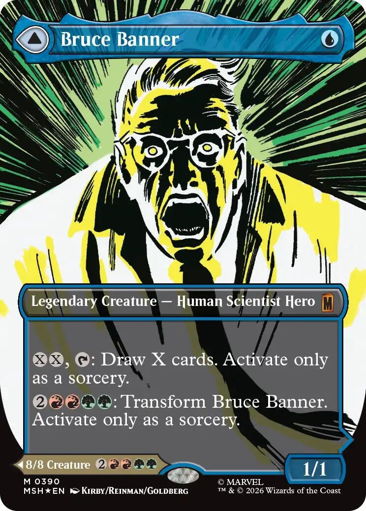Bruce Banner (Borderless) (0390) (390) (MSH)