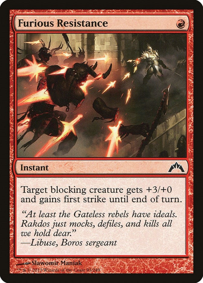 Furious Resistance (93) (GTC)