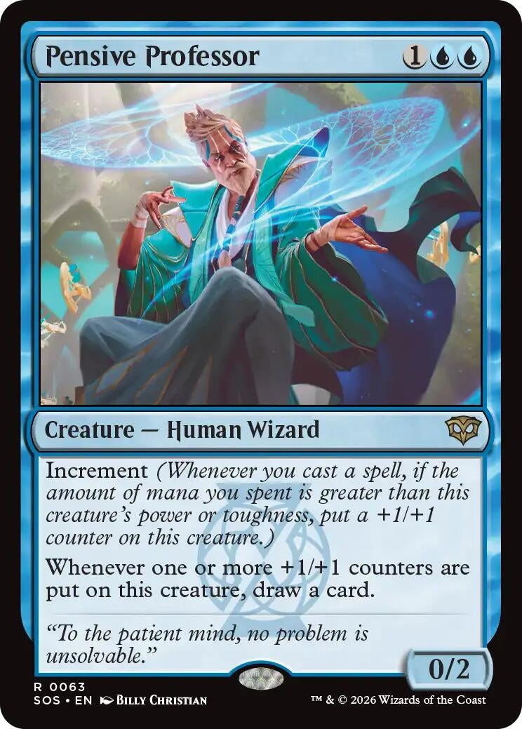 Pensive Professor (63) (SOS)