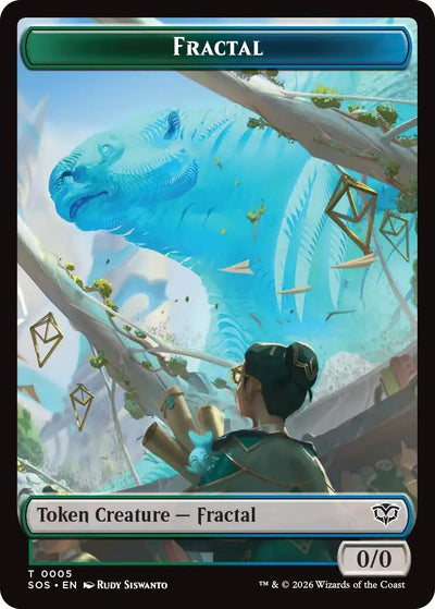 Fractal (0005) // Pest (0009) Double-Sided Token (5 // 9) (SOS)