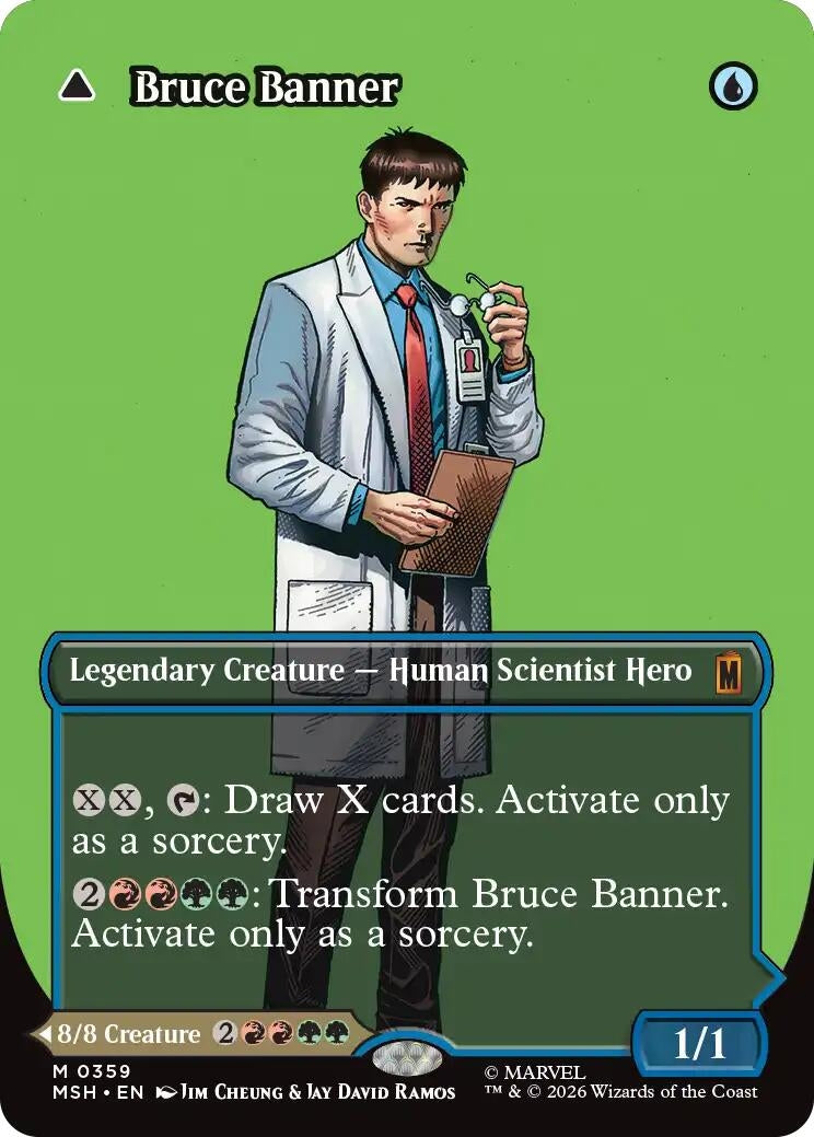 Bruce Banner (Borderless) (0359) (359) (MSH)