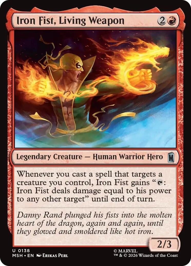 Iron Fist, Living Weapon (138) (MSH)