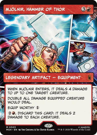 Mjolnir, Hammer of Thor (Borderless) (0303) (303) (MSH)