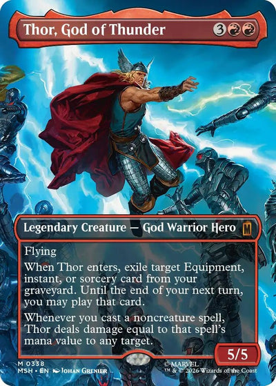 Thor, God of Thunder (Borderless) (0338) (338) (MSH)
