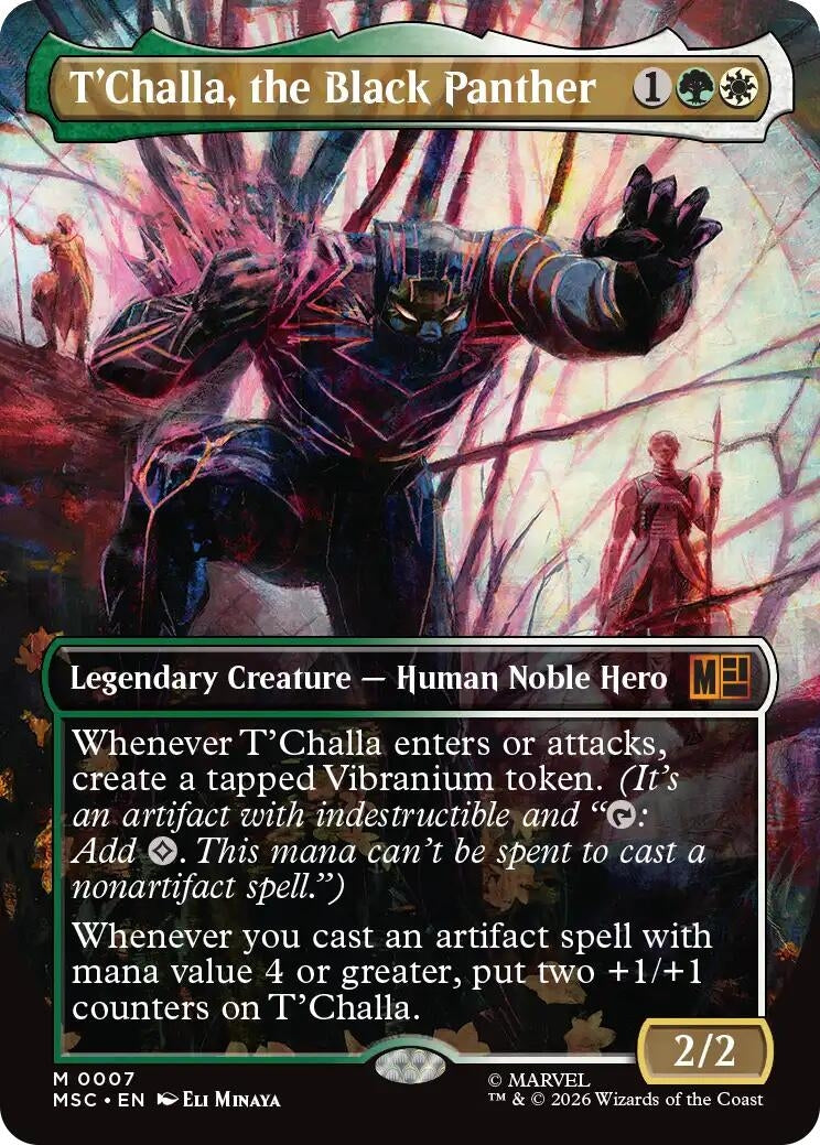 T'Challa, the Black Panther (Borderless) (7) (MSC)