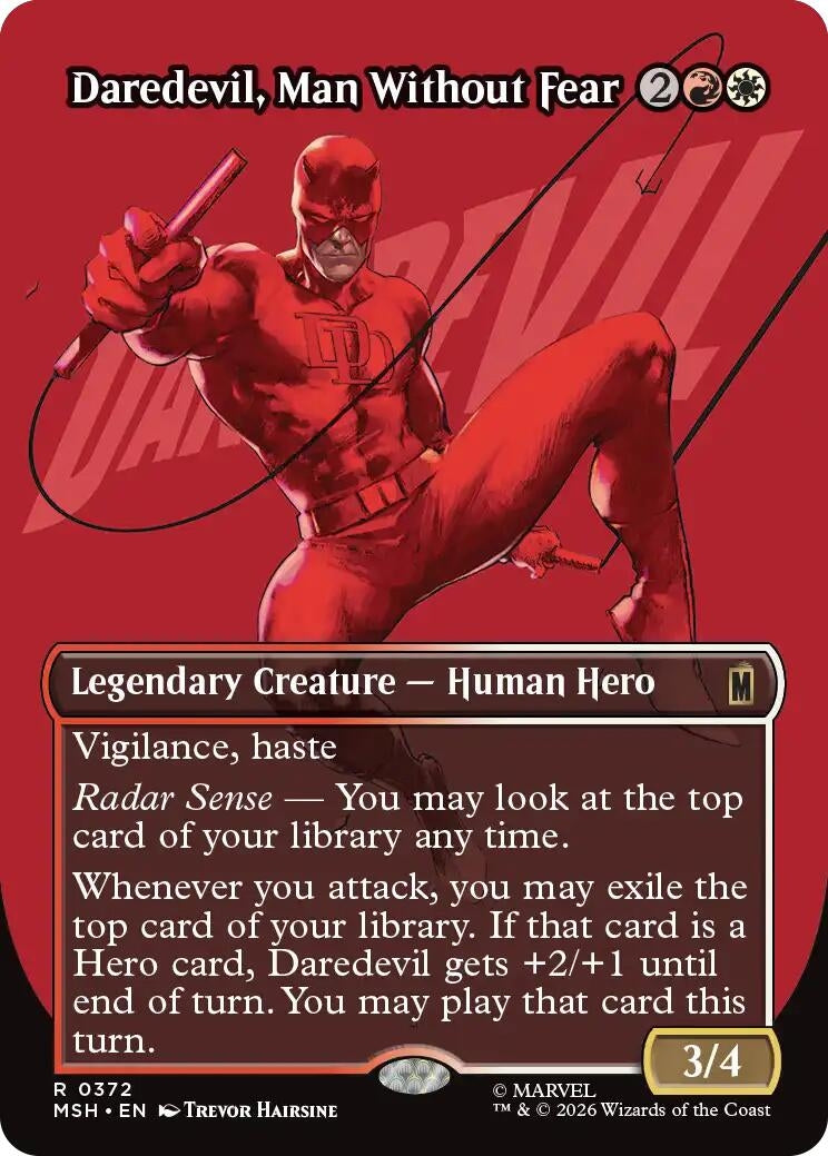 Daredevil, Man Without Fear (Borderless) (0372) (372) (MSH)