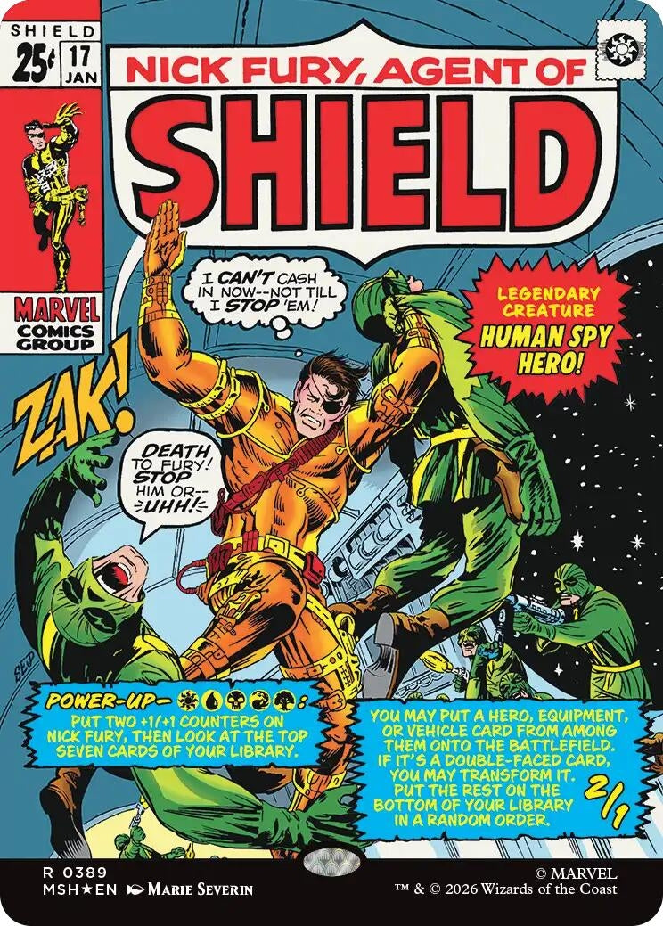Nick Fury, Agent of S.H.I.E.L.D. (Borderless) (0389) (389) (MSH)