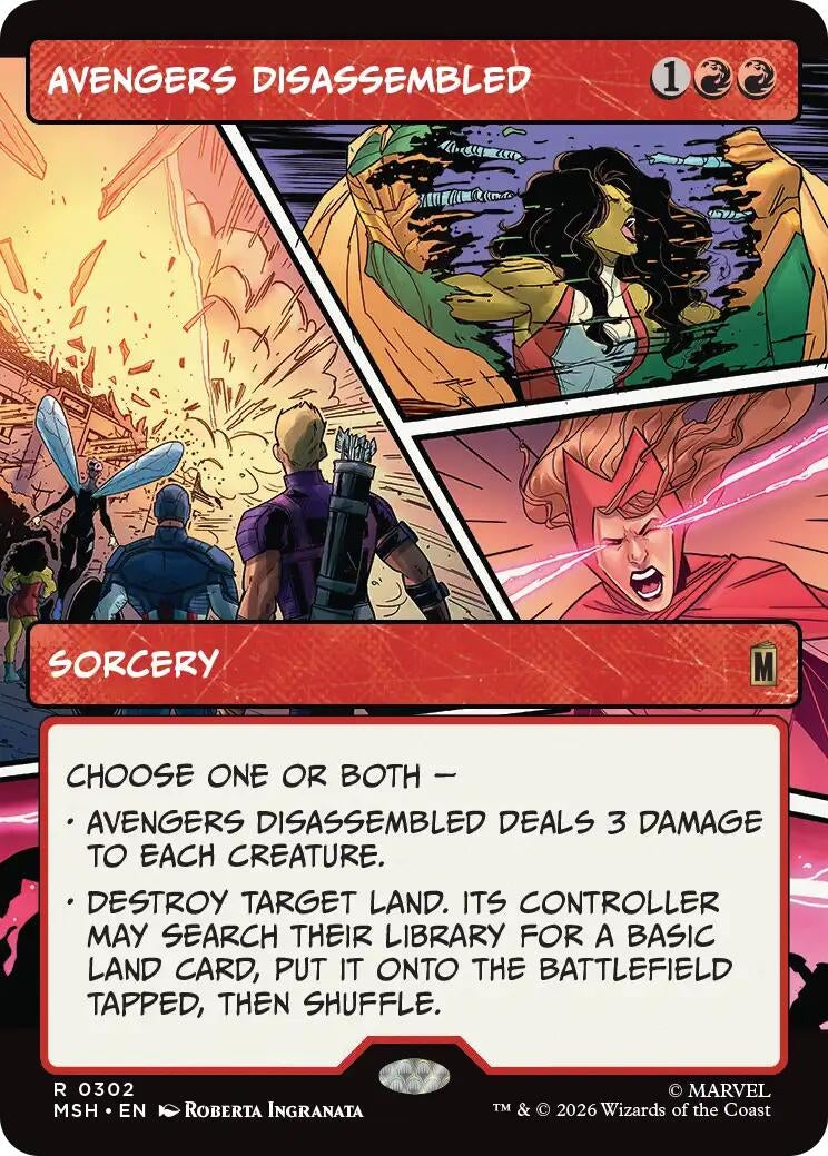 Avengers Disassembled (Borderless) (302) (MSH)