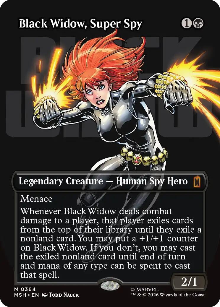 Black Widow, Super Spy (Borderless) (0364) (364) (MSH)