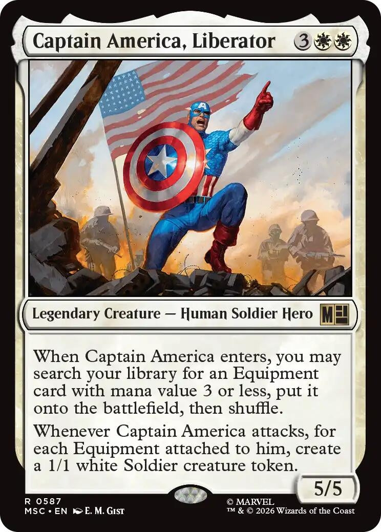 Captain America, Liberator (587) (MSC)