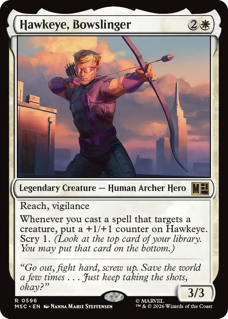 Hawkeye, Bowslinger (596) (MSC)