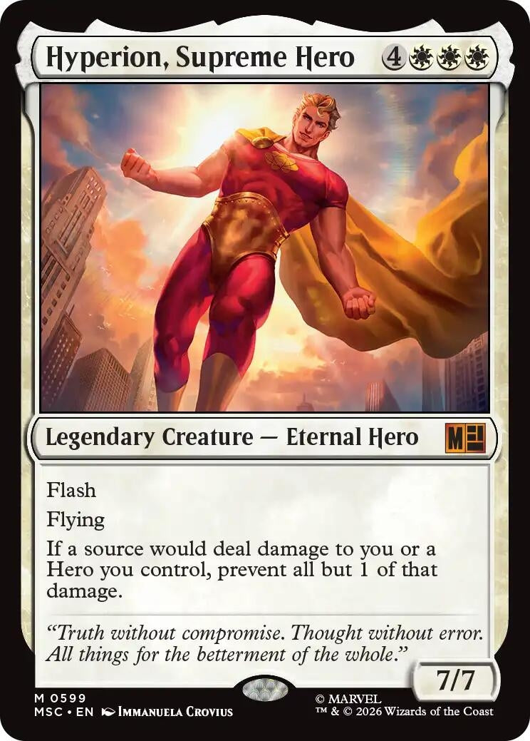 Hyperion, Supreme Hero (599) (MSC)