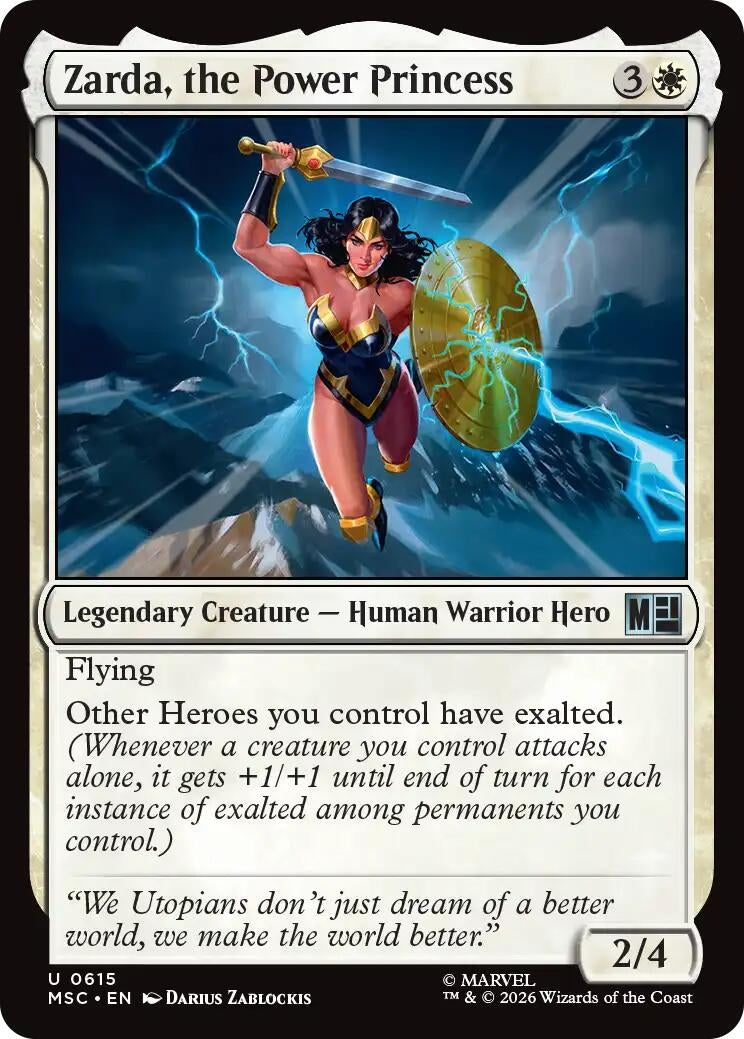 Zarda, the Power Princess (615) (MSC)