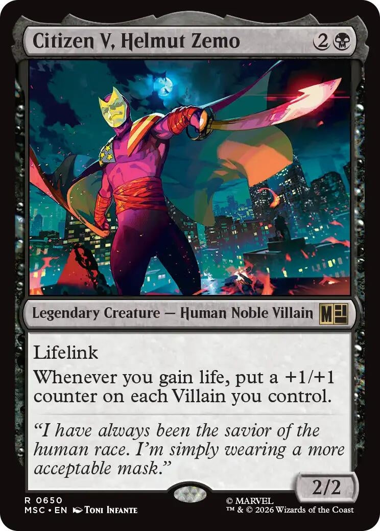 Citizen V, Helmut Zemo (650) (MSC)