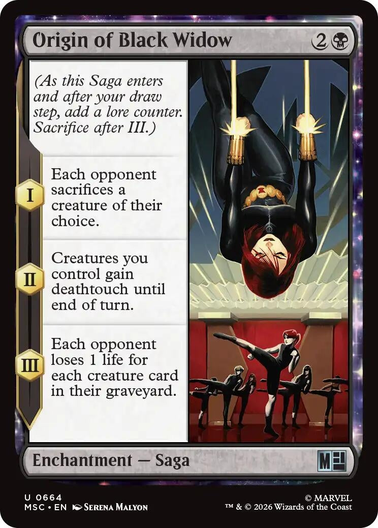 Origin of Black Widow (664) (MSC)