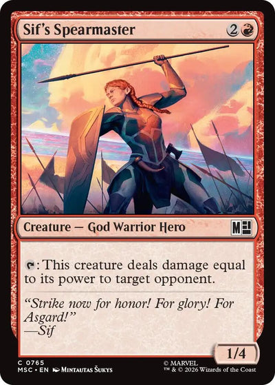 Sif's Spearmaster (765) (MSC)