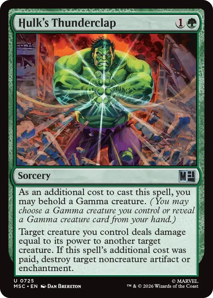 Hulk's Thunderclap (725) (MSC)