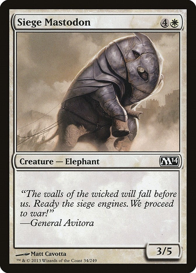 Siege Mastodon (34) (M14)