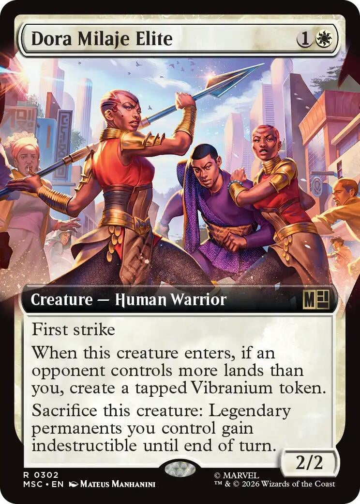 Dora Milaje Elite (Extended Art) (302) (MSC)