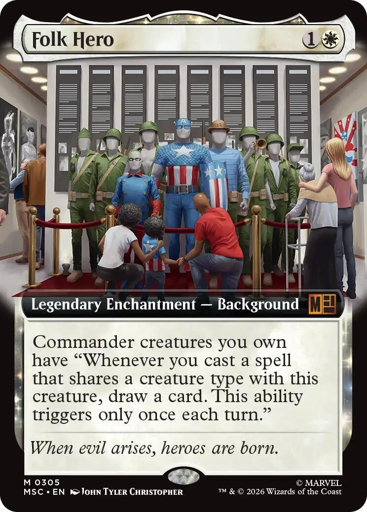 Folk Hero (Extended Art) (305) (MSC)