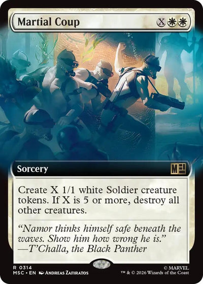 Martial Coup (Extended Art) (314) (MSC)