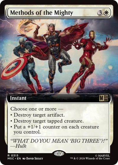 Methods of the Mighty (Extended Art) (315) (MSC)