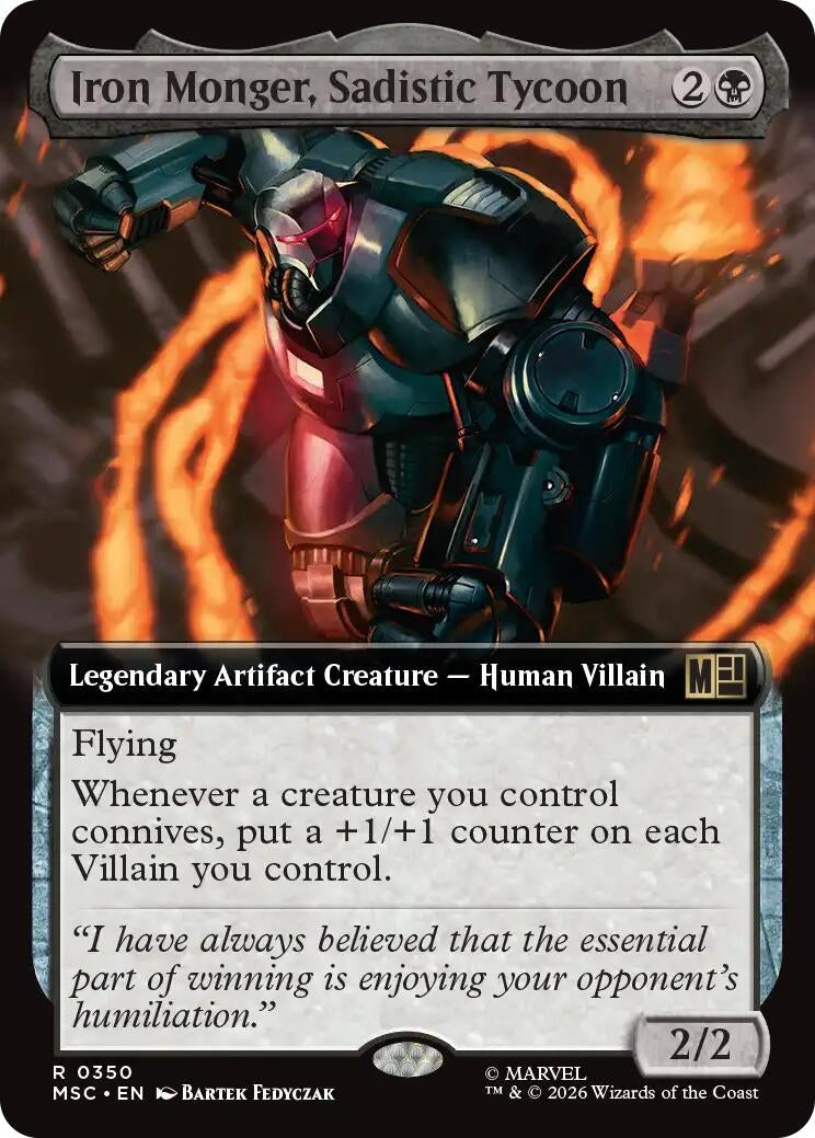 Iron Monger, Sadistic Tycoon (Extended Art) (350) (MSC)