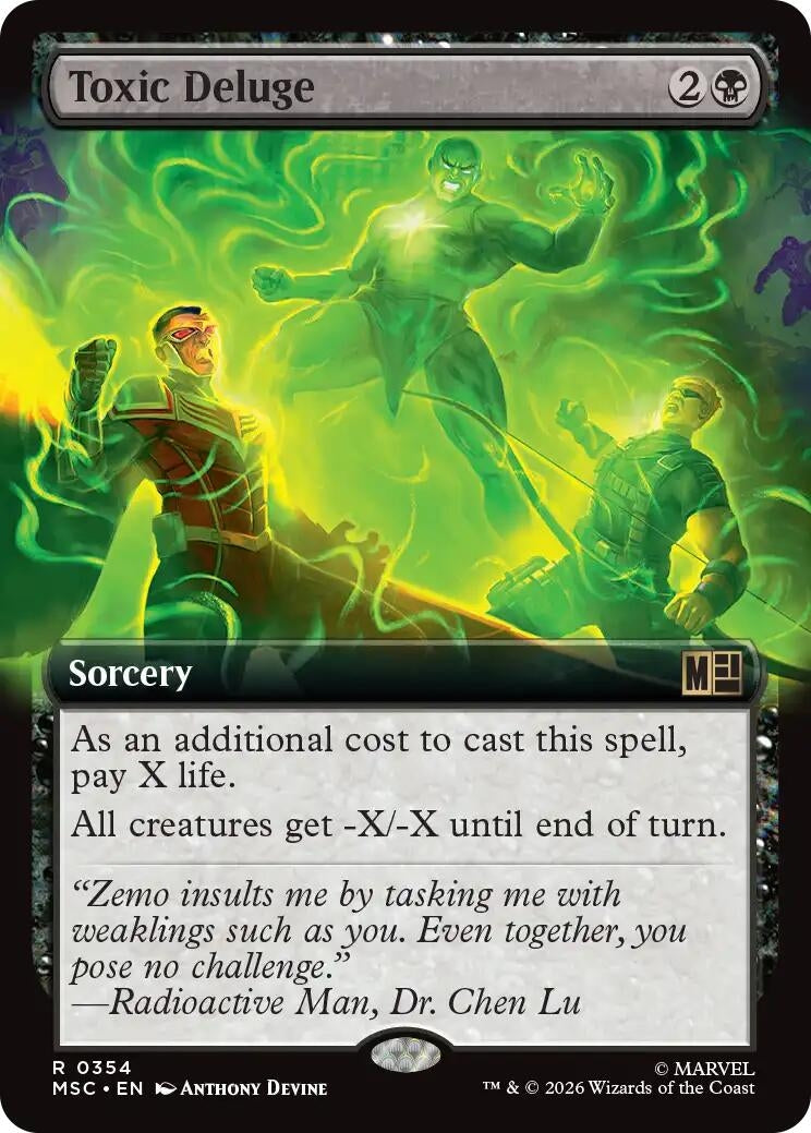 Toxic Deluge (Extended Art) (354) (MSC)