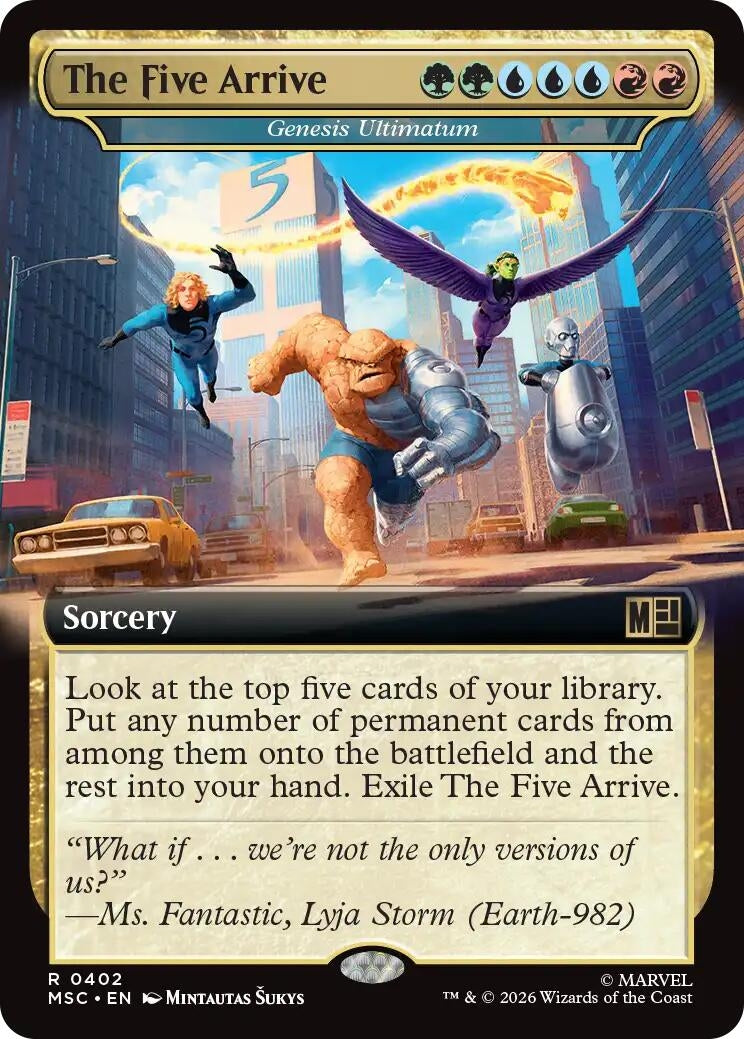 The Five Arrive - Genesis Ultimatum (Extended Art) (402) (MSC)