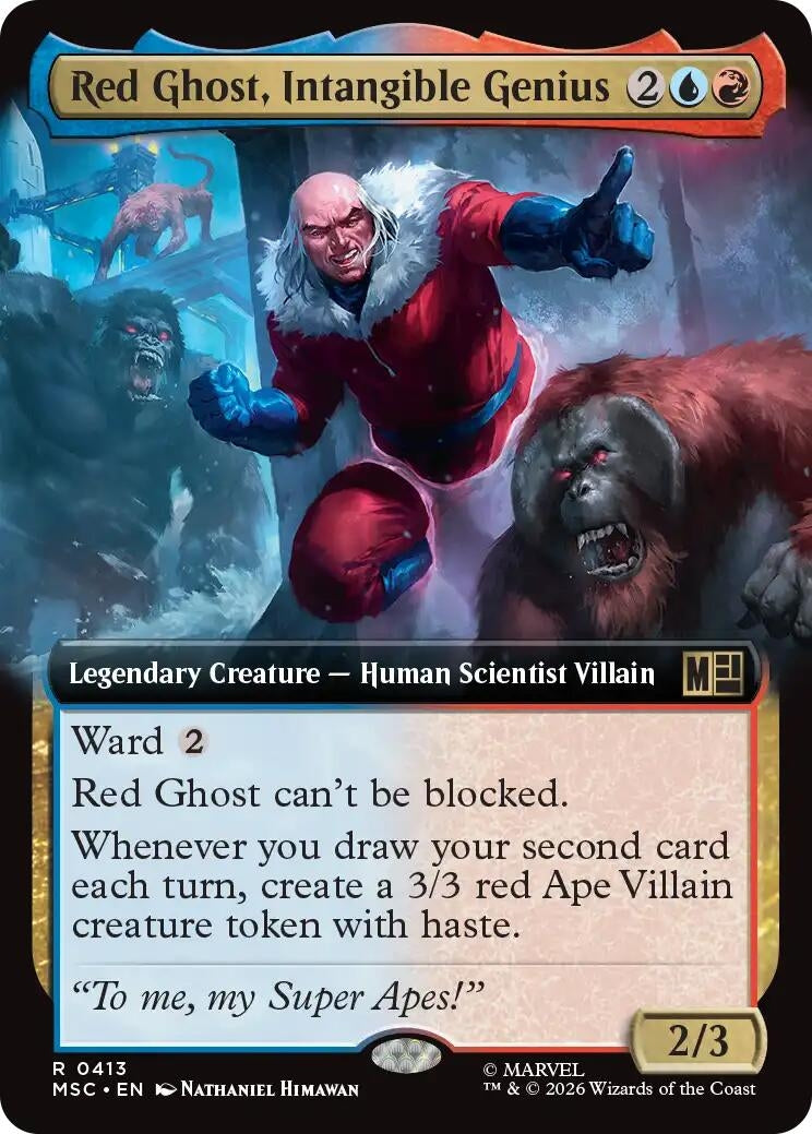 Red Ghost, Intangible Genius (Extended Art) (413) (MSC)